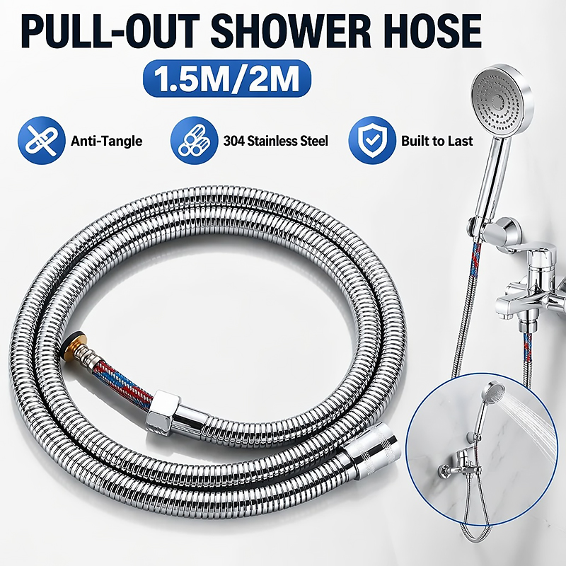 Selang Mandi Kepang Baja Tahan - Flexible Hose Braided ulasan dan harga