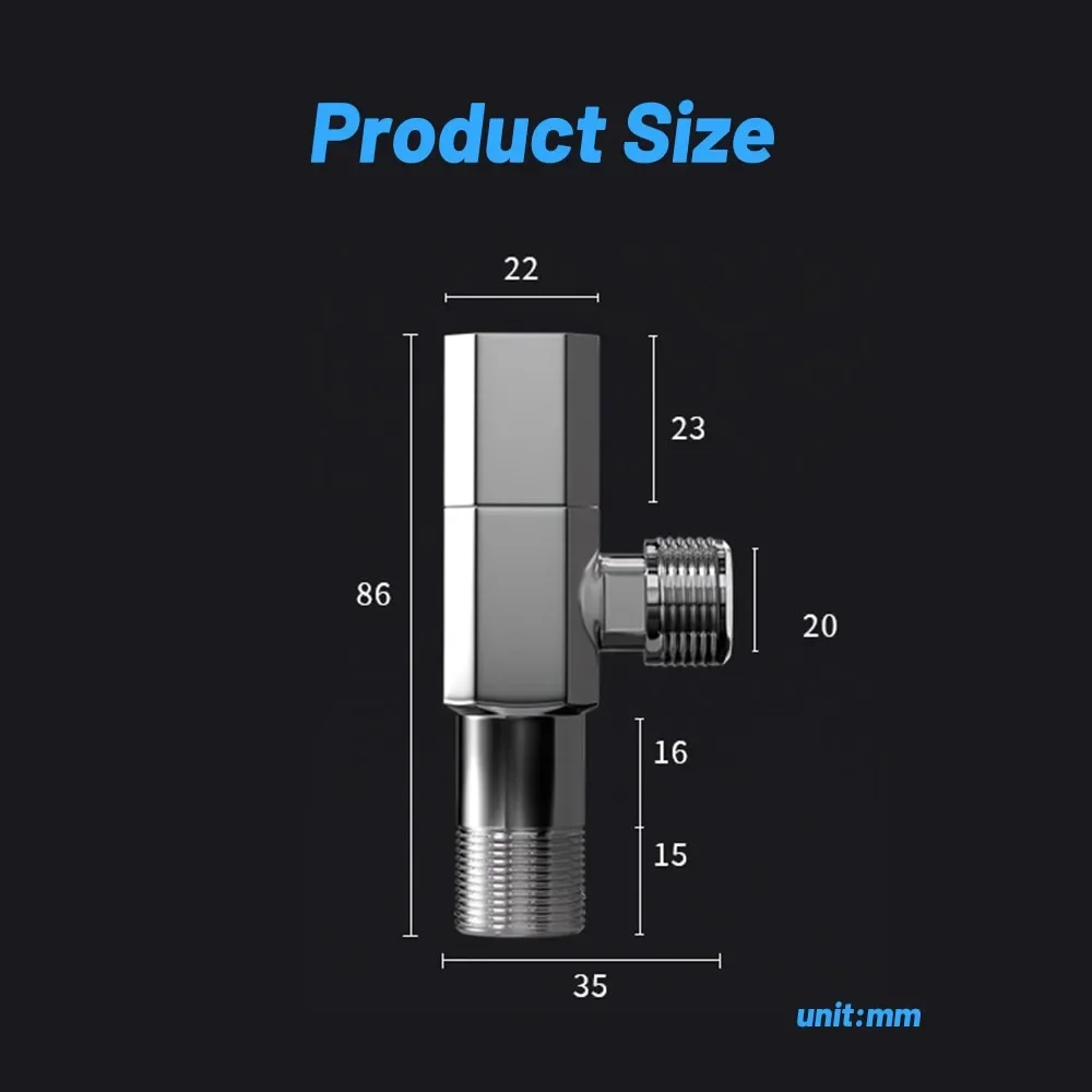Katup Sudut Kuningan G1/2 untu - Toilet Fill Valve ulasan dan harga