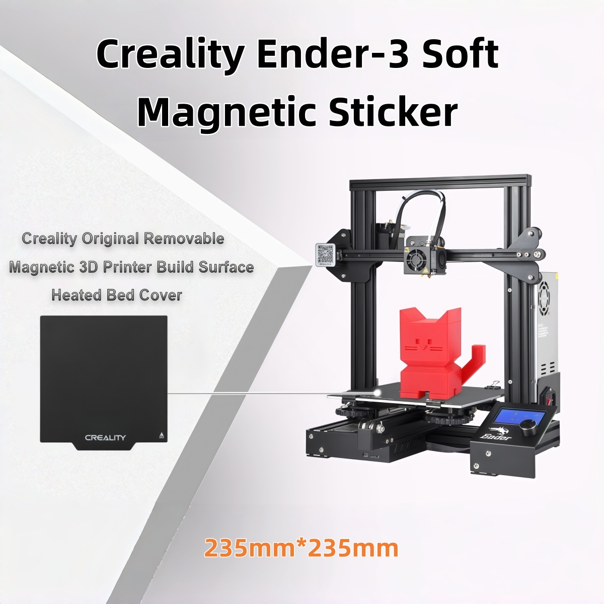 Pelat Stiker Magnetik Lunak Cr - Creality Printer K1 ulasan dan harga